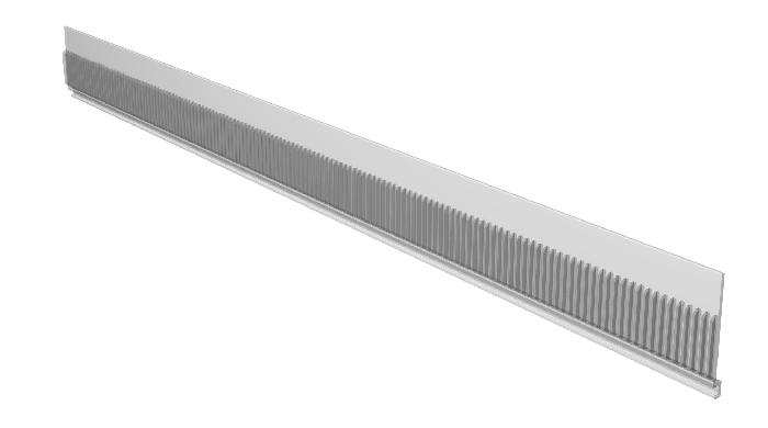 Abteilleiste L125cm H4,5cm