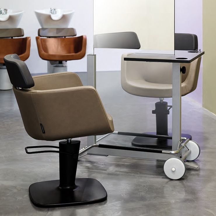Friseurstuhl Friseureinrichtung Bedienstuhl Friseursessel CUBO Friseurstuhl Friseureinrichtung Bedienstuhl Friseursessel CUBO